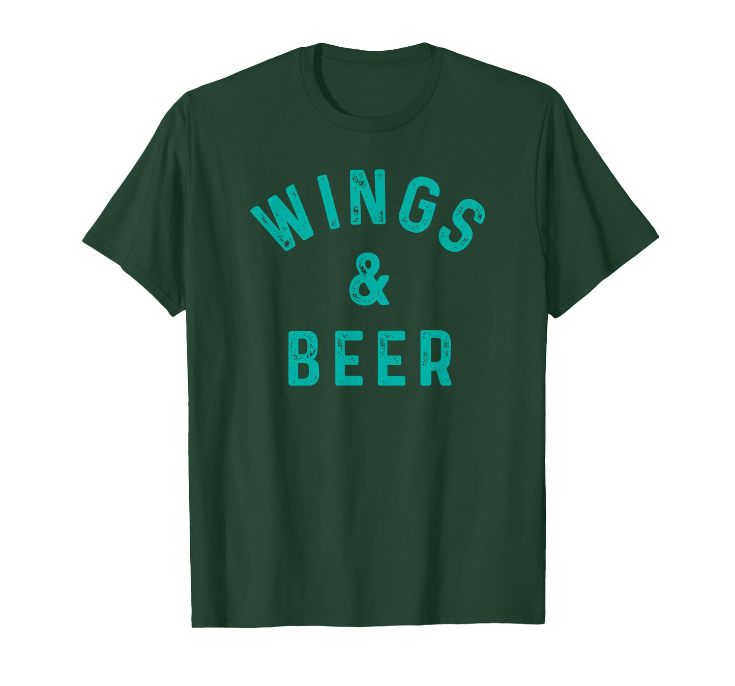 Wings & Beer Funny Buffalo Chicken and Beer Drinker T-Shirt