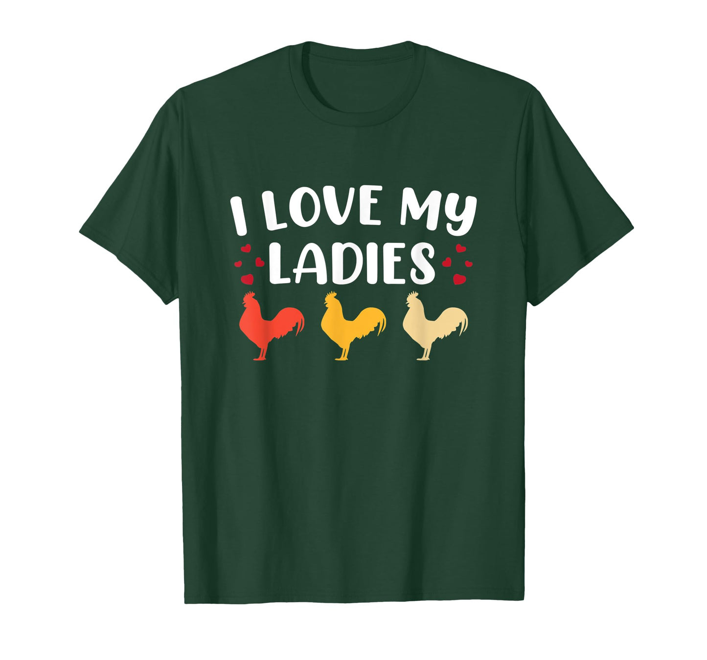 Funny Chicken Art Men Women Ladies Chicken Farmer Whisperer T-Shirt