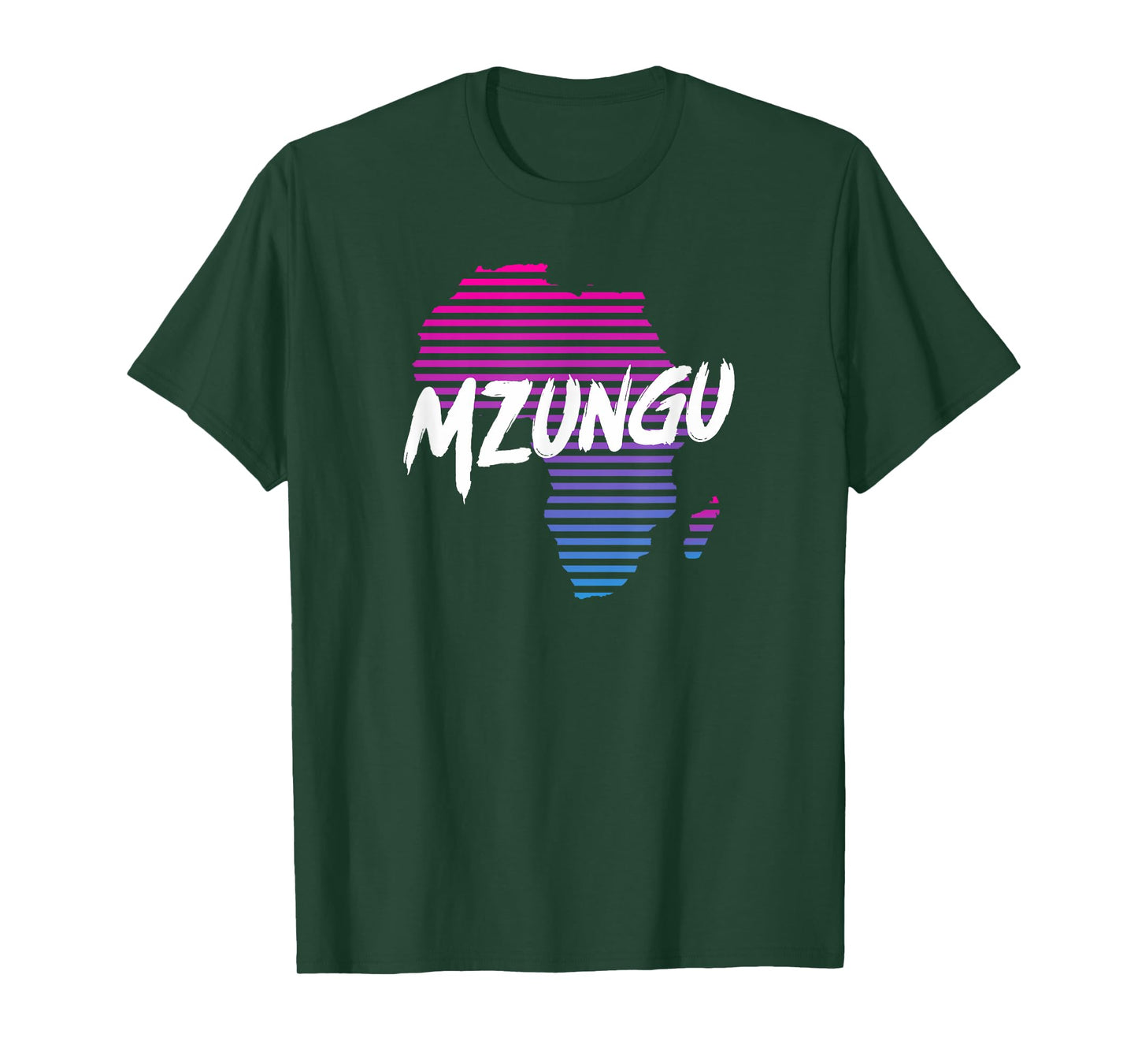 Mzungu Africa Map Vintage Retro T-Shirt T-Shirt