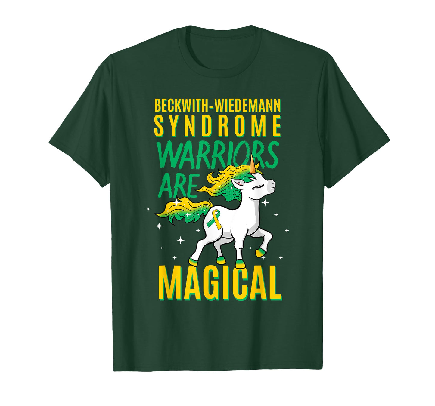 Beckwith–Wiedemann Syndrome Awareness Unicorn BWS Warrior T-Shirt