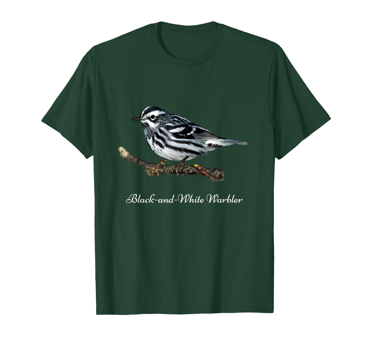 Bird Black-and-White Warbler Ornithology T-Shirt