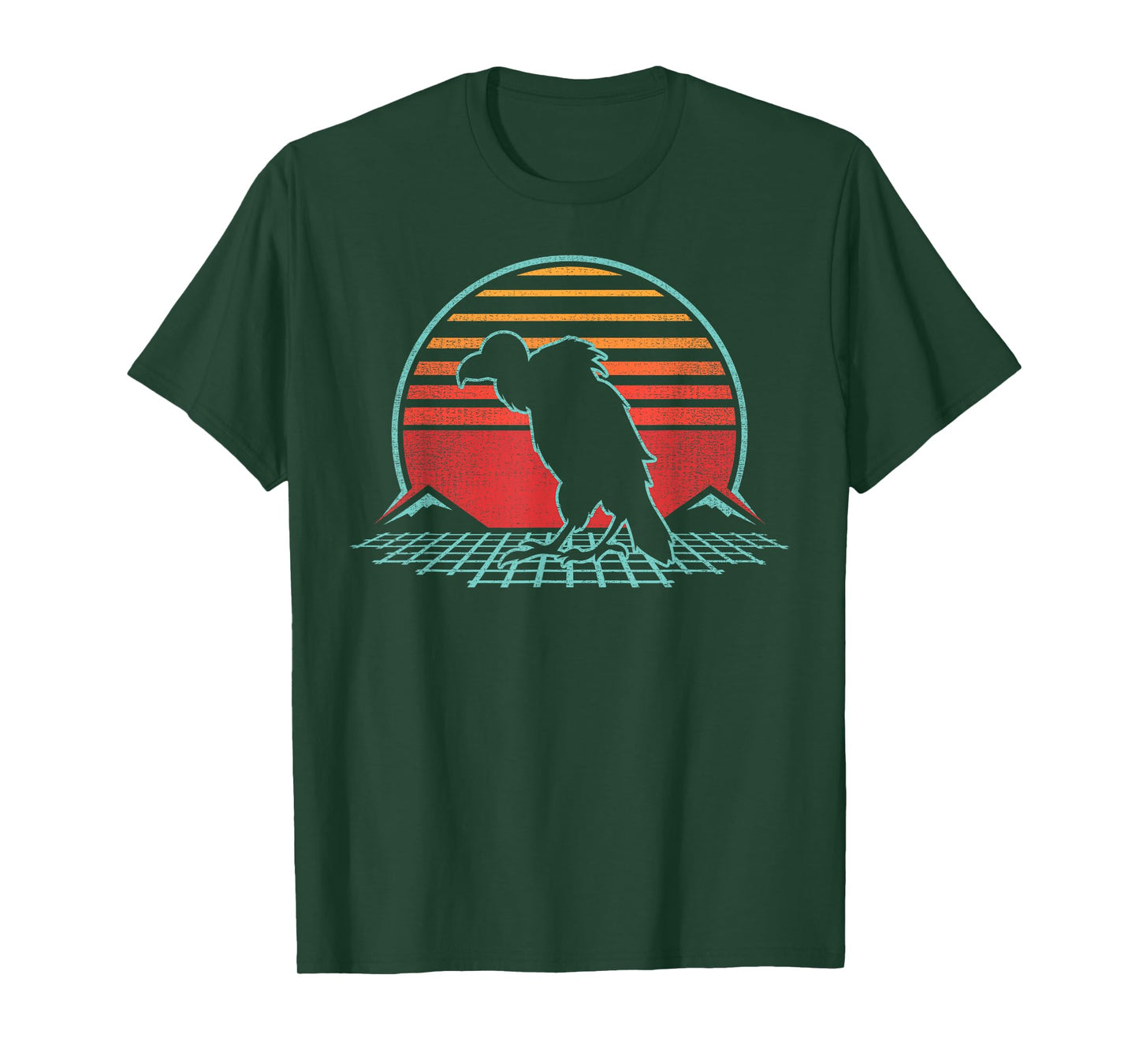 Vulture Lover Bird Animal Retro Vintage 80s Style T-Shirt