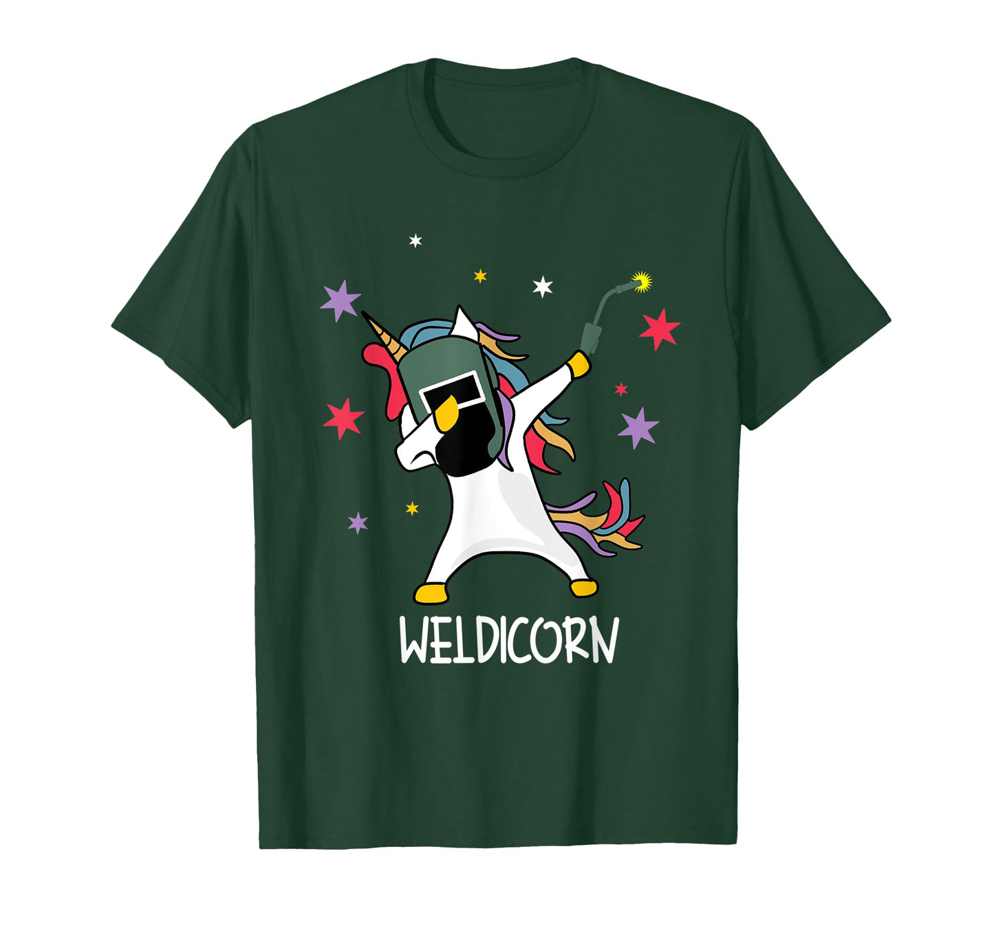 Weldicorn Welding Unicorn Dubbing | Funny Welder T-Shirt