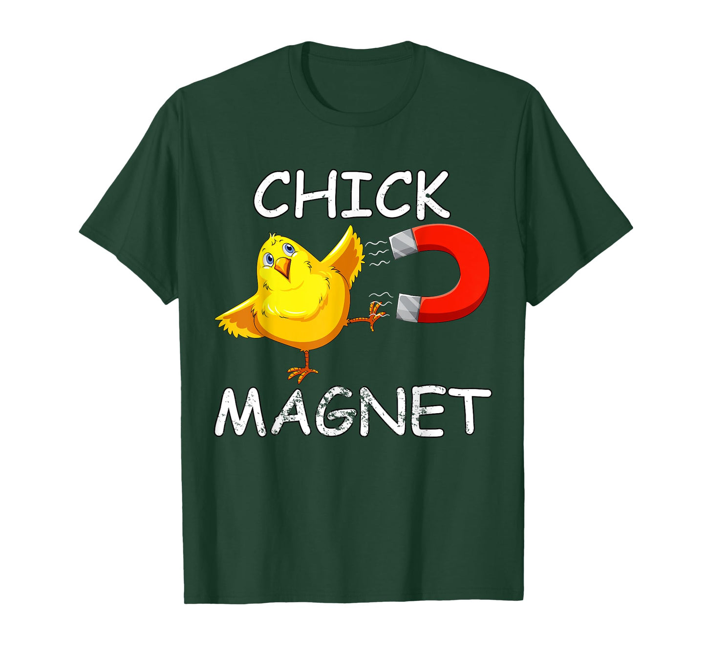Chick Magnet Funny Easter Cute Baby Chicken Lover Kids Boys T-Shirt