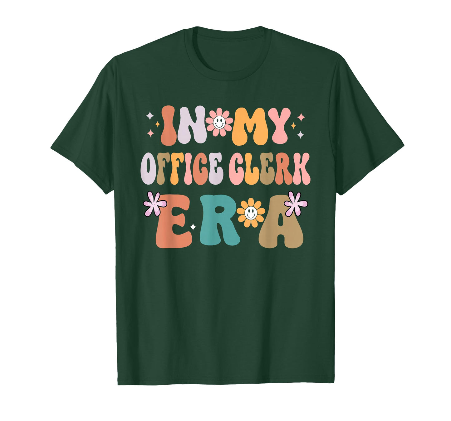 In My Office Clerk Era Funny Women Christmas Presents T-Shirt