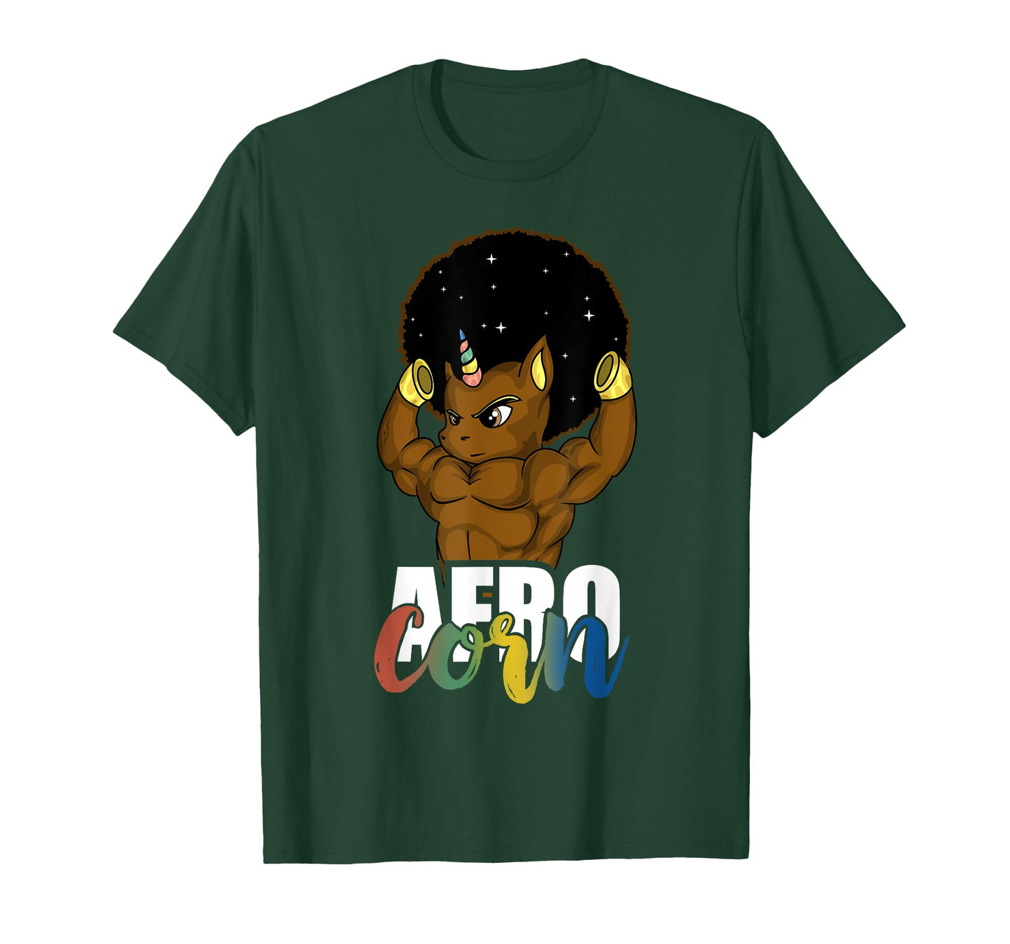 Afro Corn Afrocorn Unicorn Black History Men Boys Gift T-Shirt