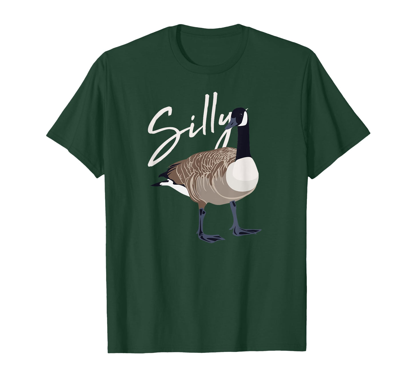 Canadian Goose Silly Goose Funny Cute Bird Hunter T-Shirt
