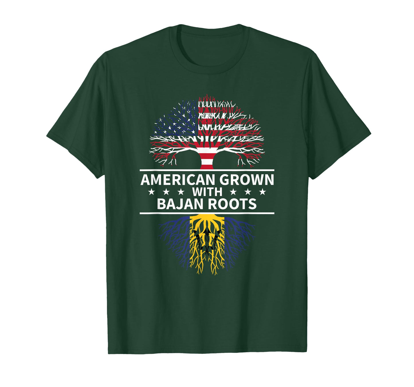 American Grown Bajan Roots Barbados T-Shirt