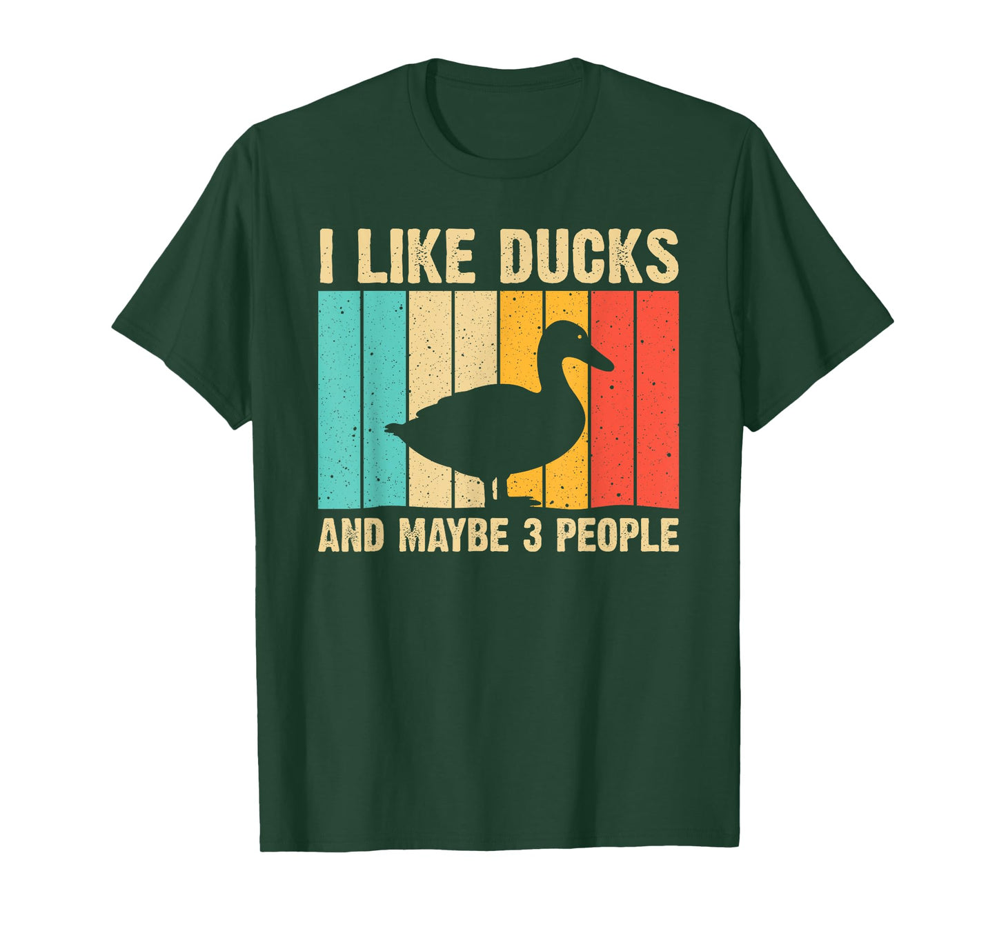 Vintage Duck Design For Duck Lovers Men Women Mallard Drake T-Shirt