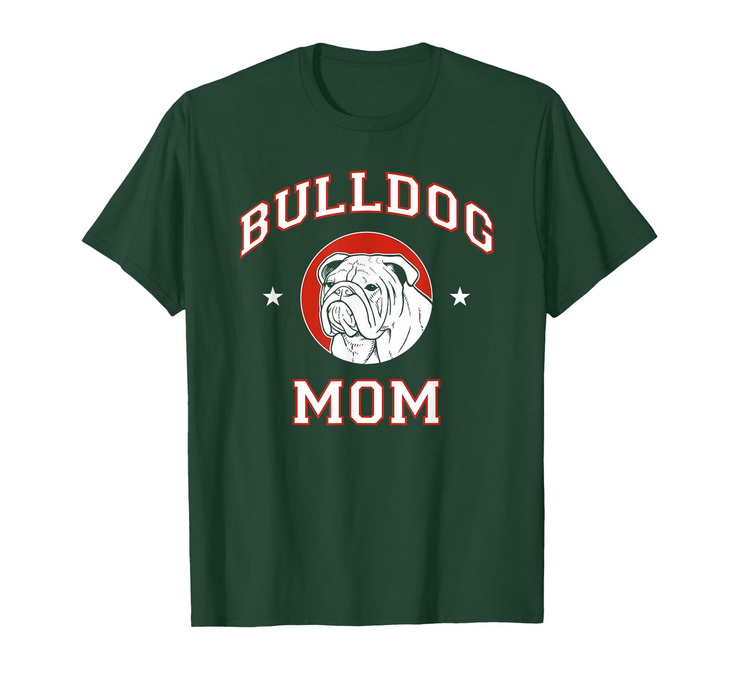 Bulldog Mom Dog Mother T-Shirt for Men Women Girls Kids