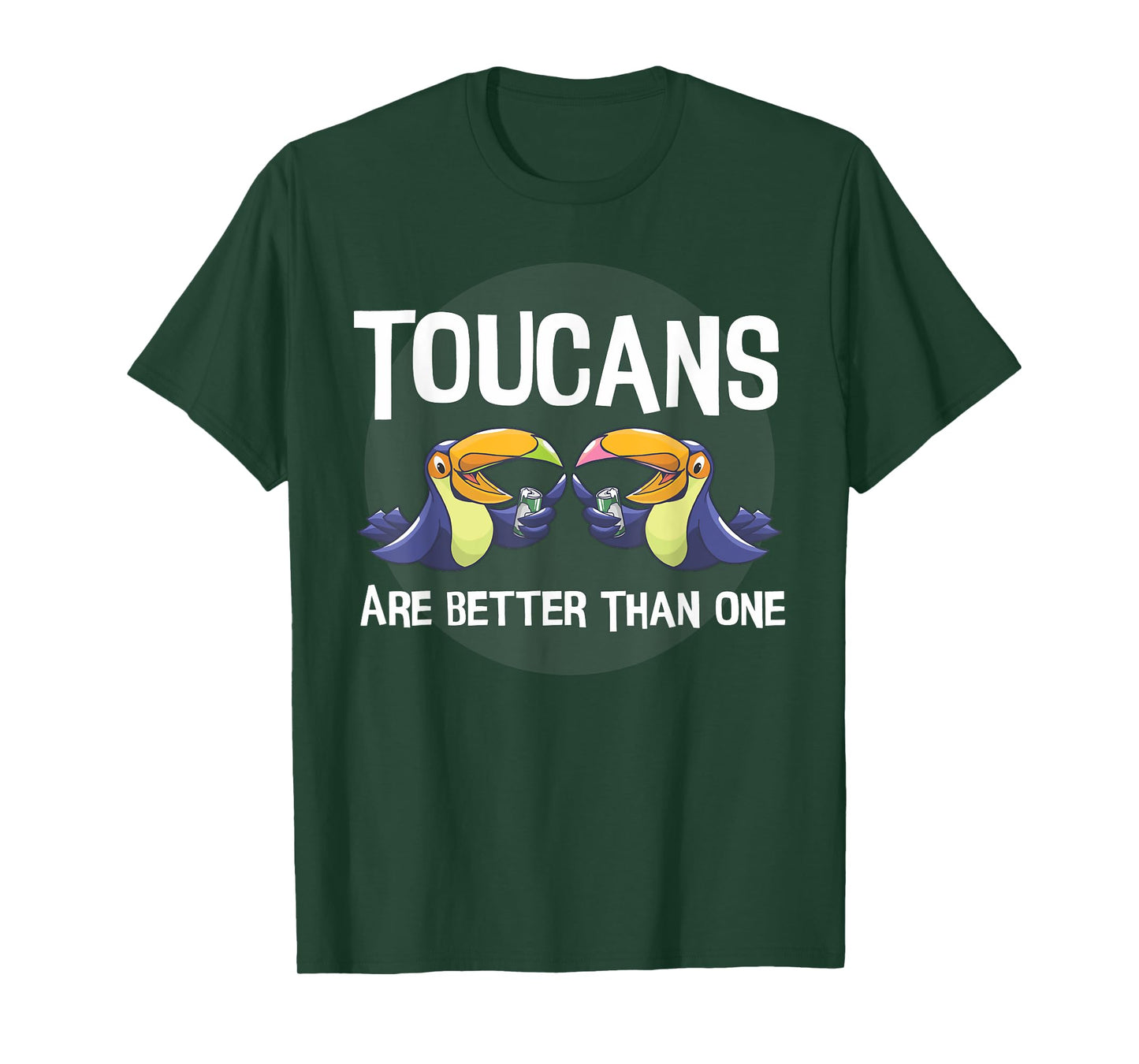 Toucans Are Better Than One | Day Drinking Tropical Bird T-Shirt