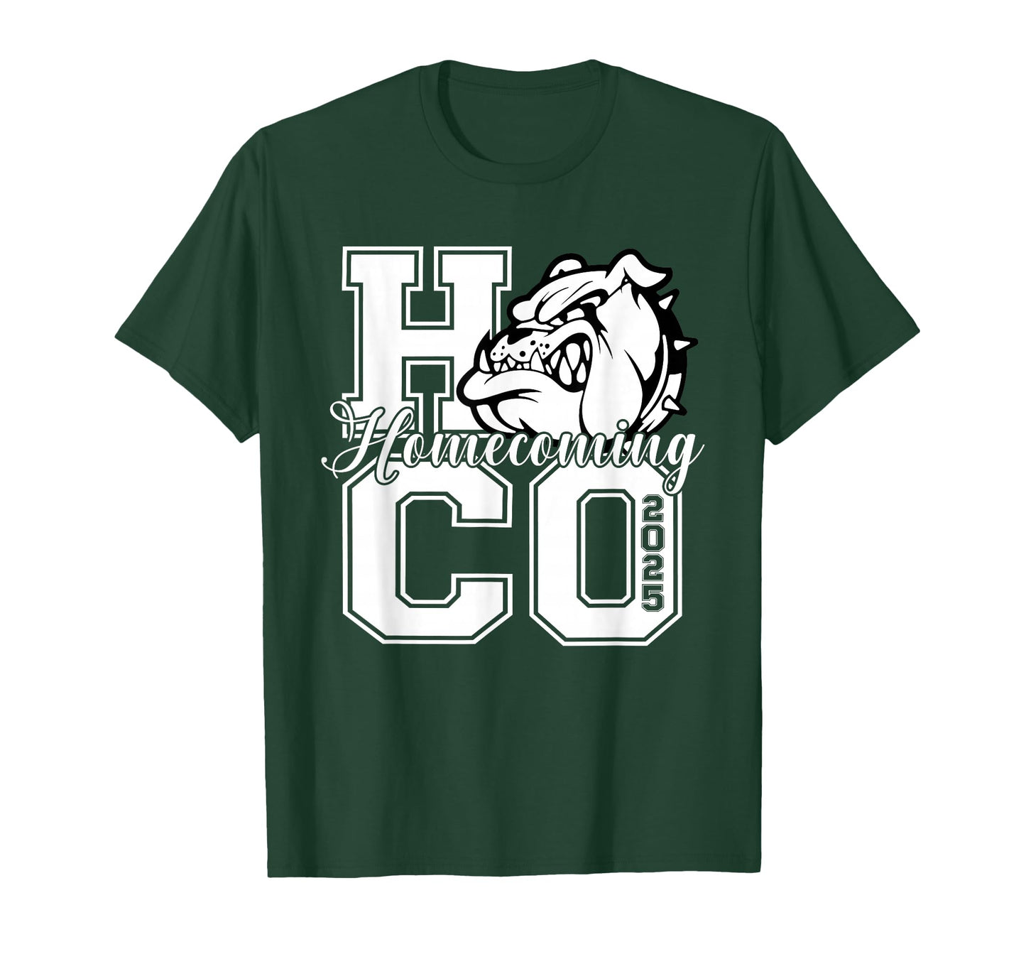 HOCO 2025 Homecoming Bulldog School Spirit Alumni Game Day T-Shirt