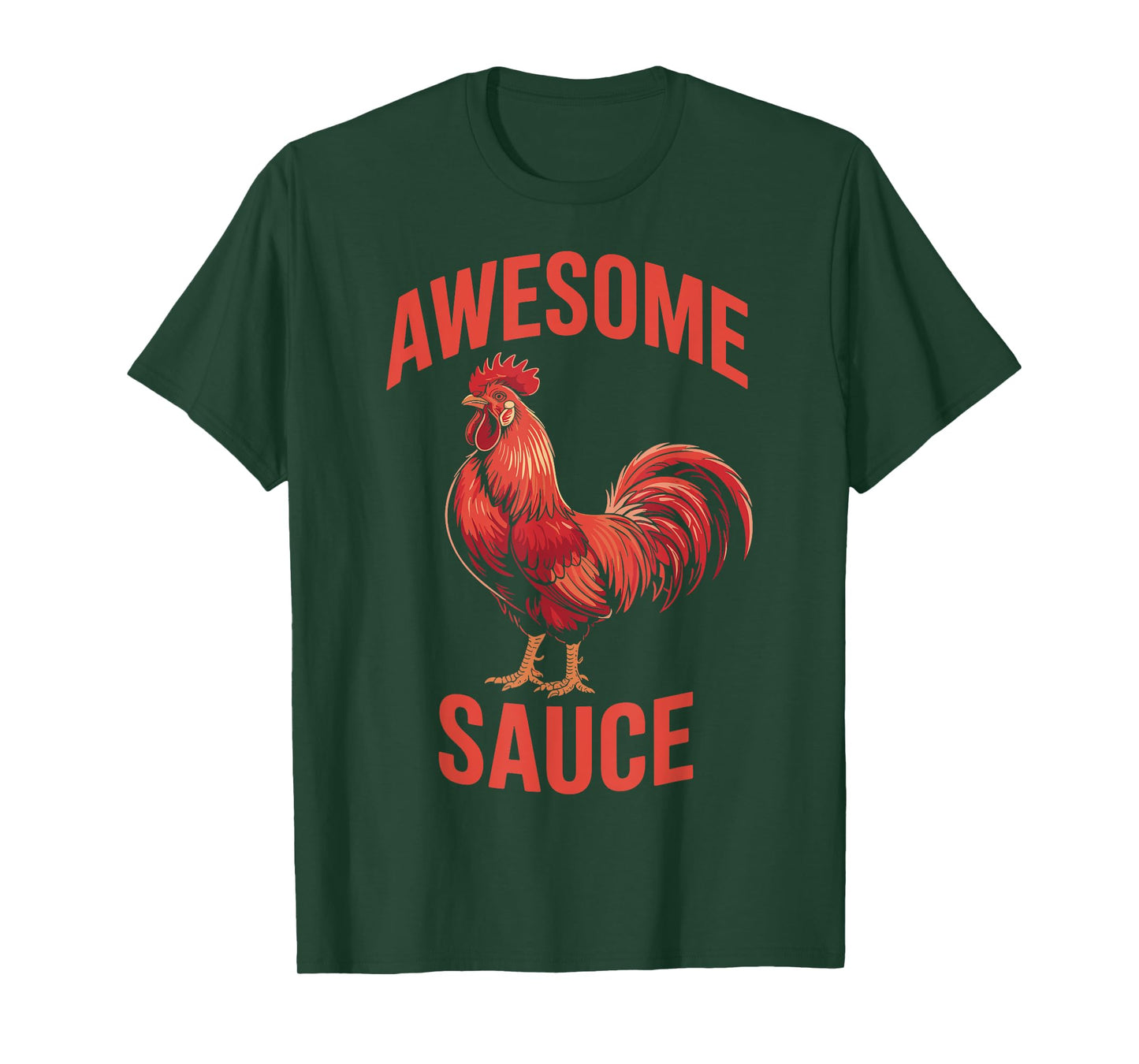 Awesome Sauce Rooster Shirt Funny Chicken Humor Vintage T-Shirt