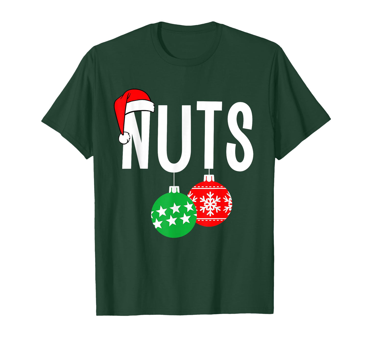 Chest Nuts Matching Chestnuts Funny Christmas Couples Nuts T-Shirt