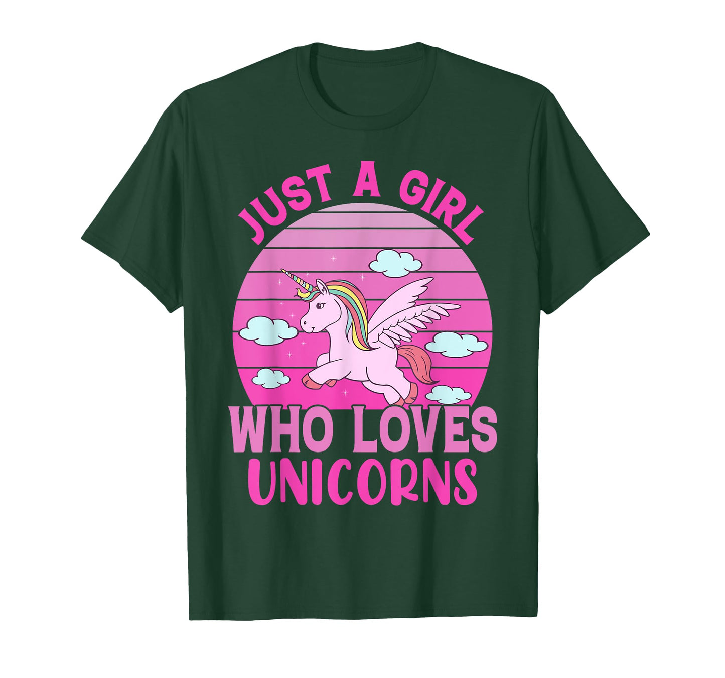 Just A Girl Who Loves Unicorns T-Shirt