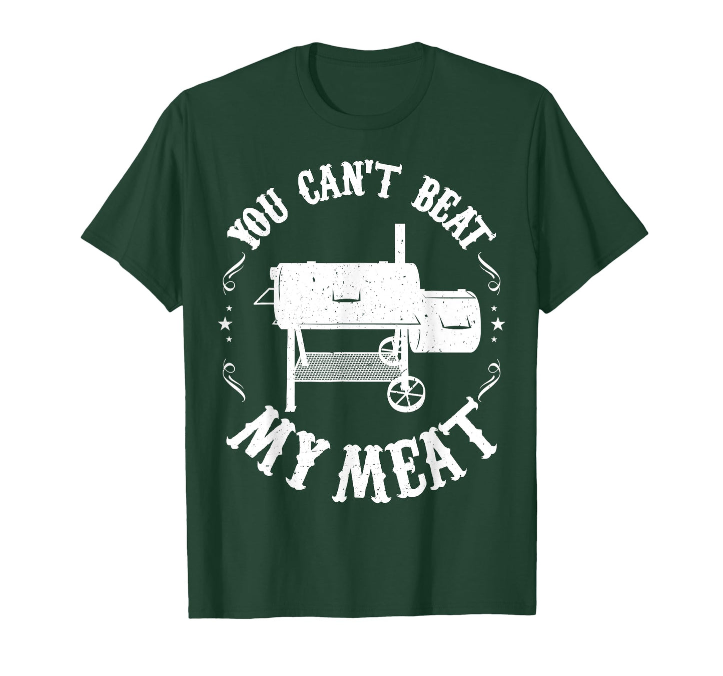 Funny BBQ Pit Reverse Flow Smoker Accessory Dad Grill T-Shirt
