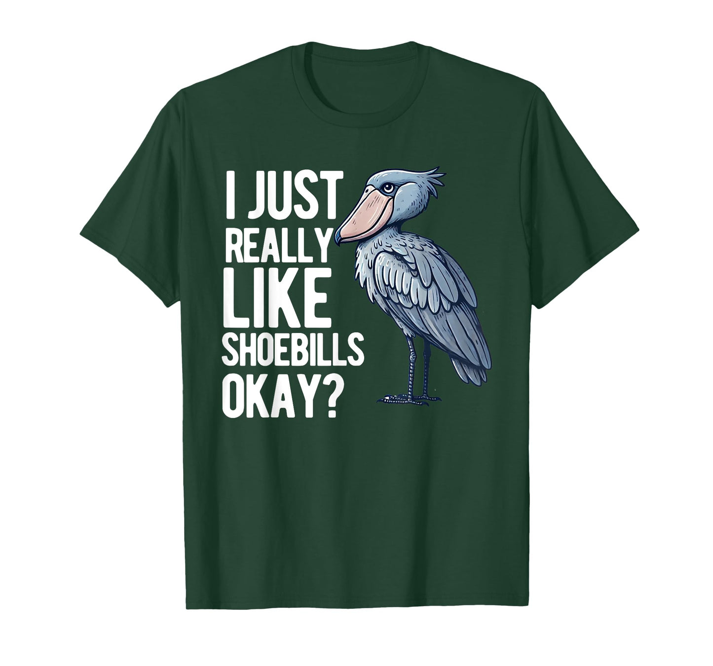 Shoebill Stork Bird Shoe-billed Stork Women Men Whaleheads T-Shirt