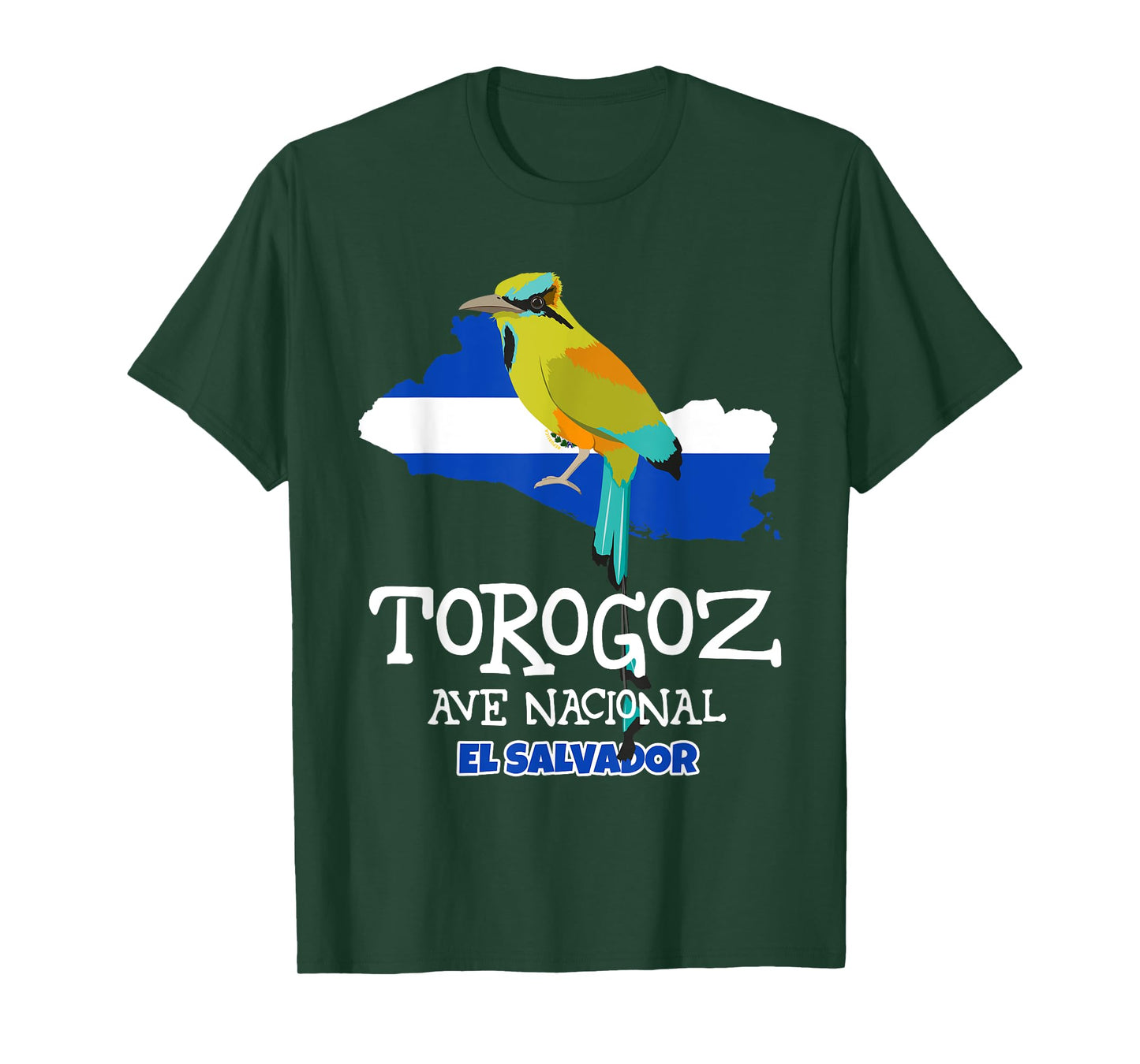 Torogoz Ave Nacional El Salvadorian Gifts National Bird T-Shirt