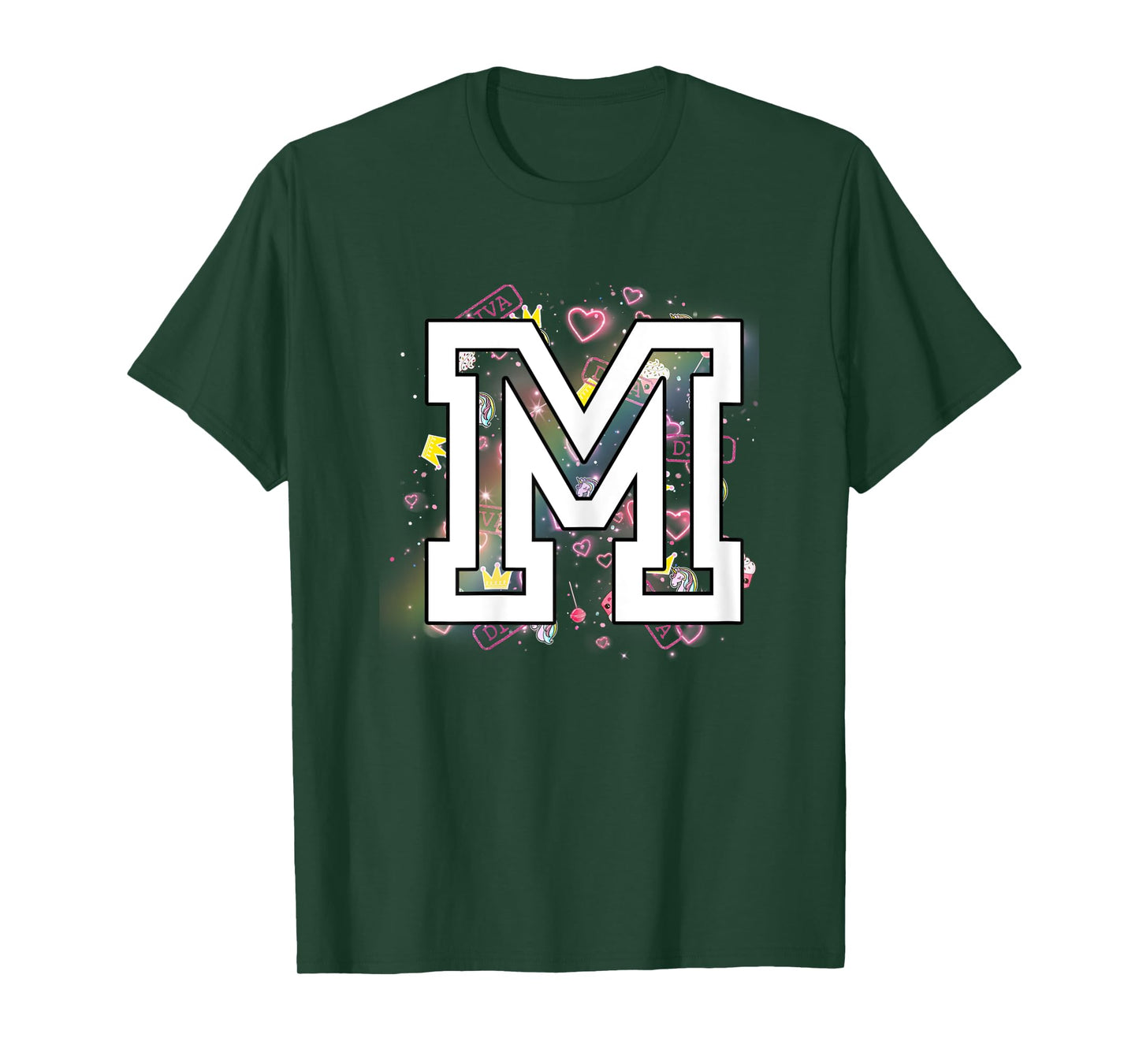 Kids Letter M Clothing For a Girl Who's Name Starts With M T-Shirt