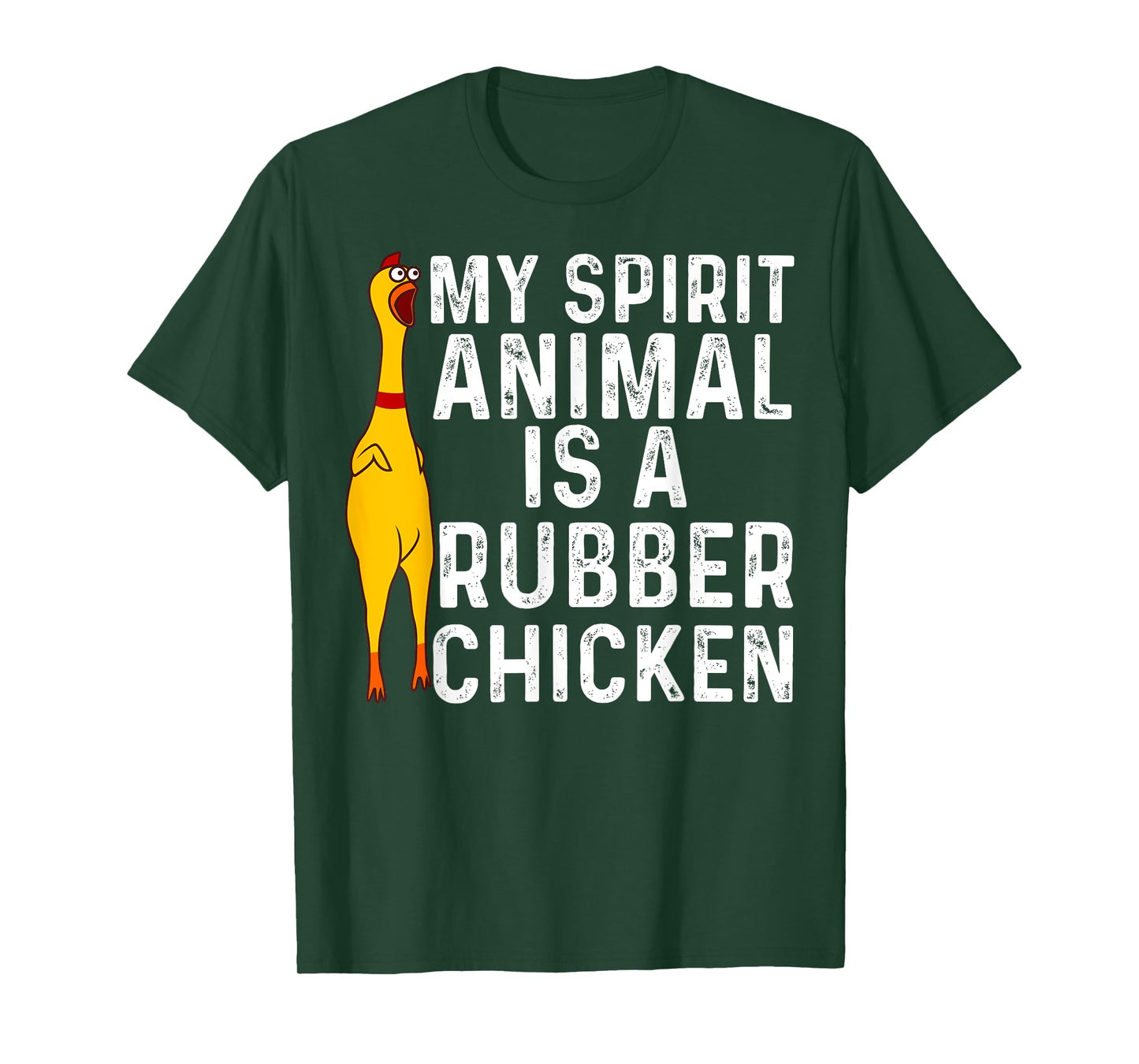 Funny Rubber Chicken Gift Men Women Rubber Chicken Costume T-Shirt