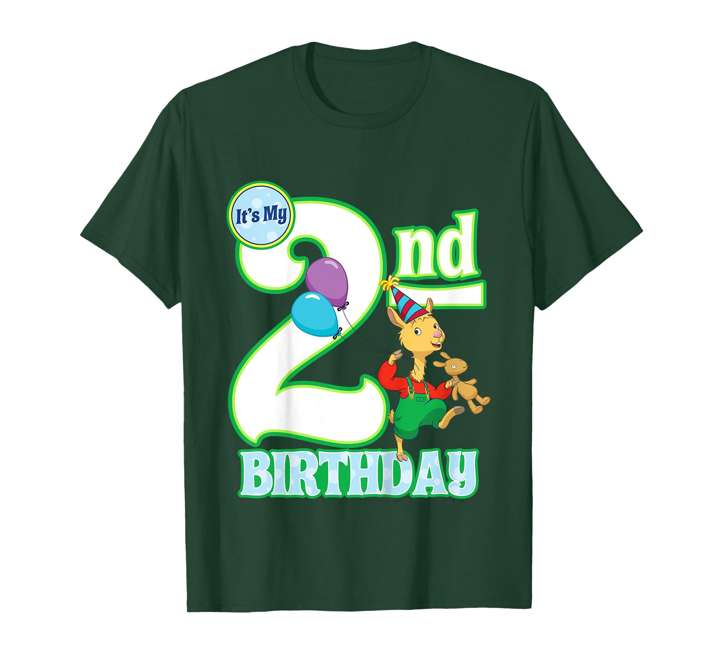 Kids Children's Second Birthday Official Llama Llama Tee Shirt T-Shirt