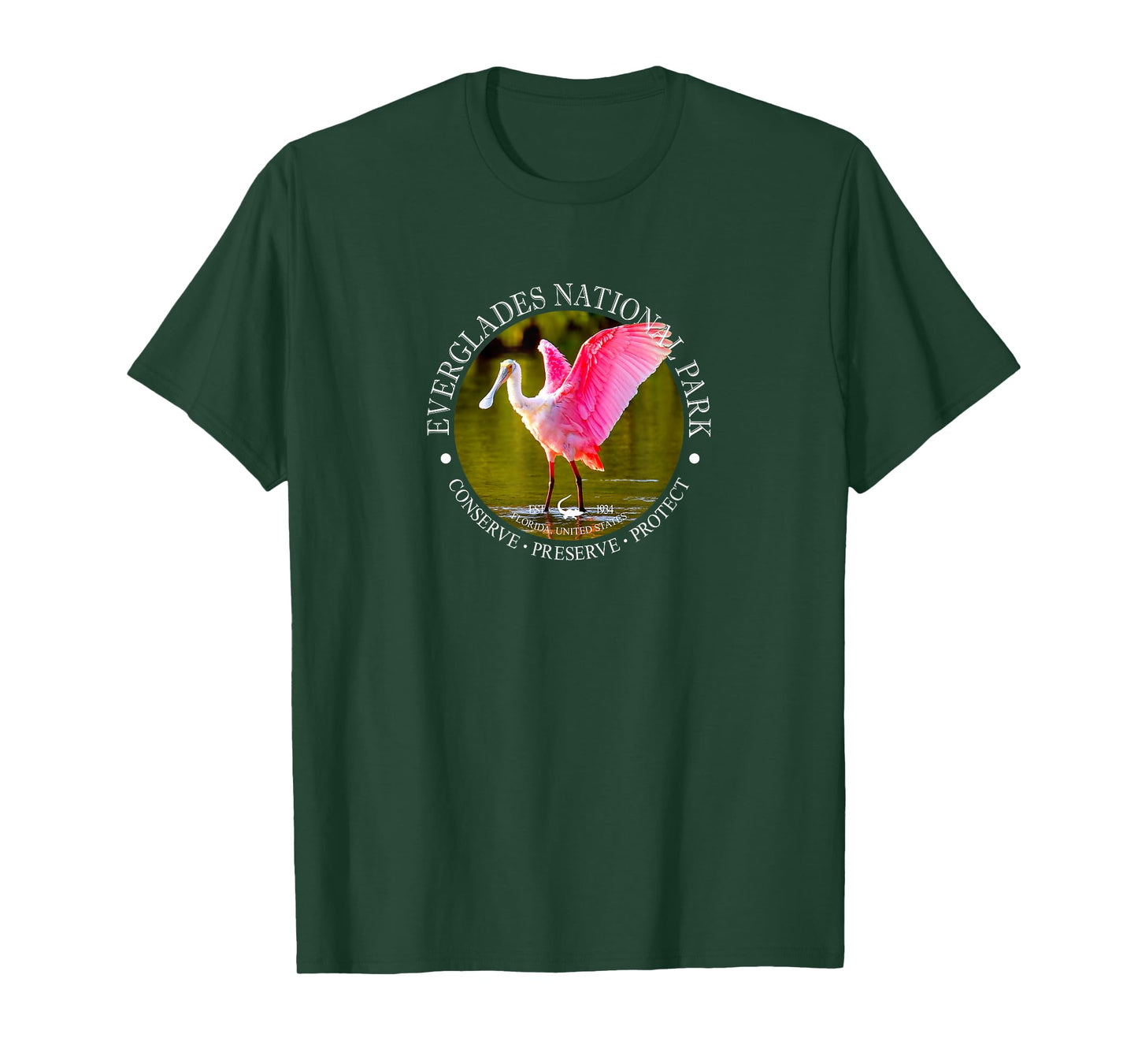 Everglades National Park Tee for Spoonbill Lovers T-Shirt