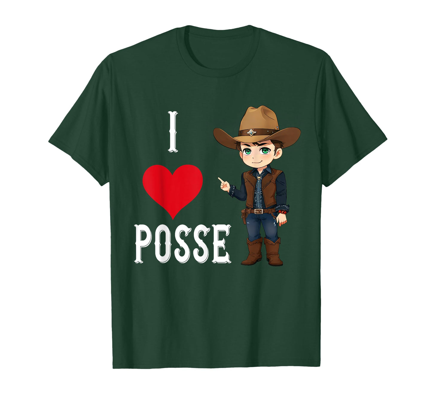 I Love Posse Funny Cowboy Dean SPN 18+ T-Shirt