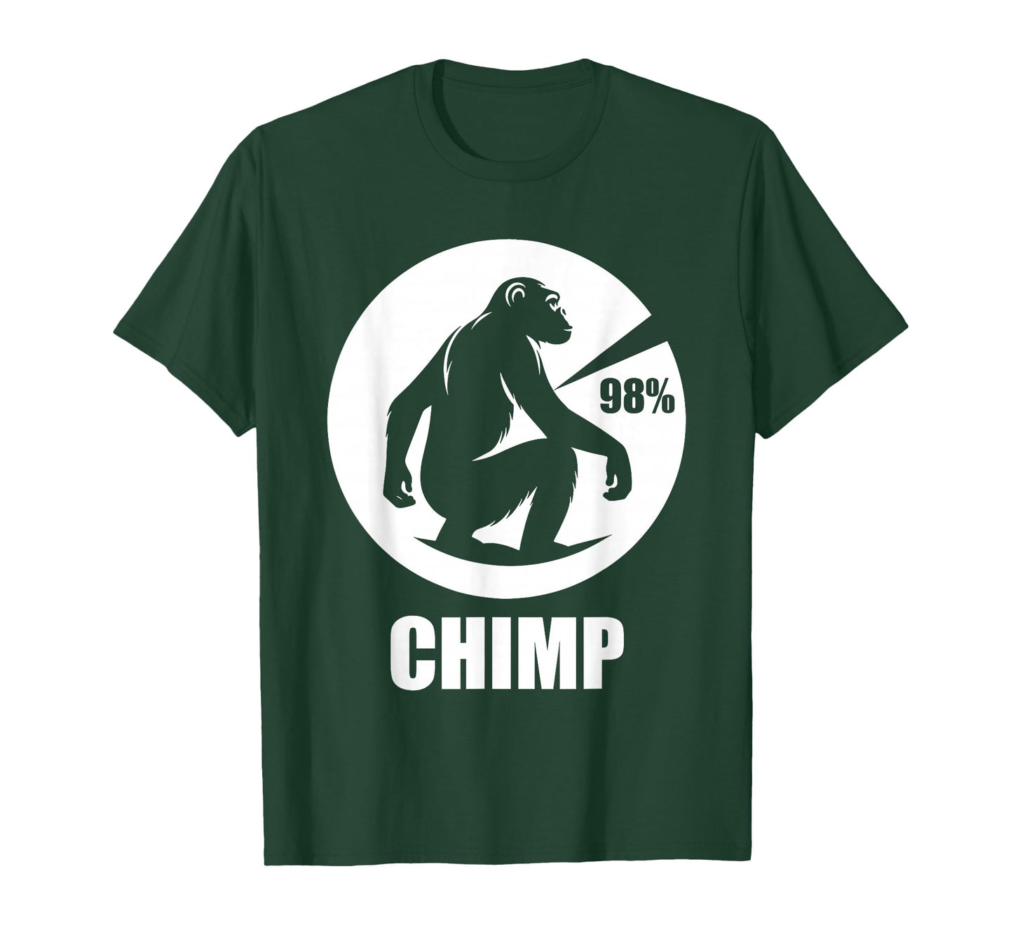 Chimp 98% Funny Chimpanzee Monkey T-Shirt