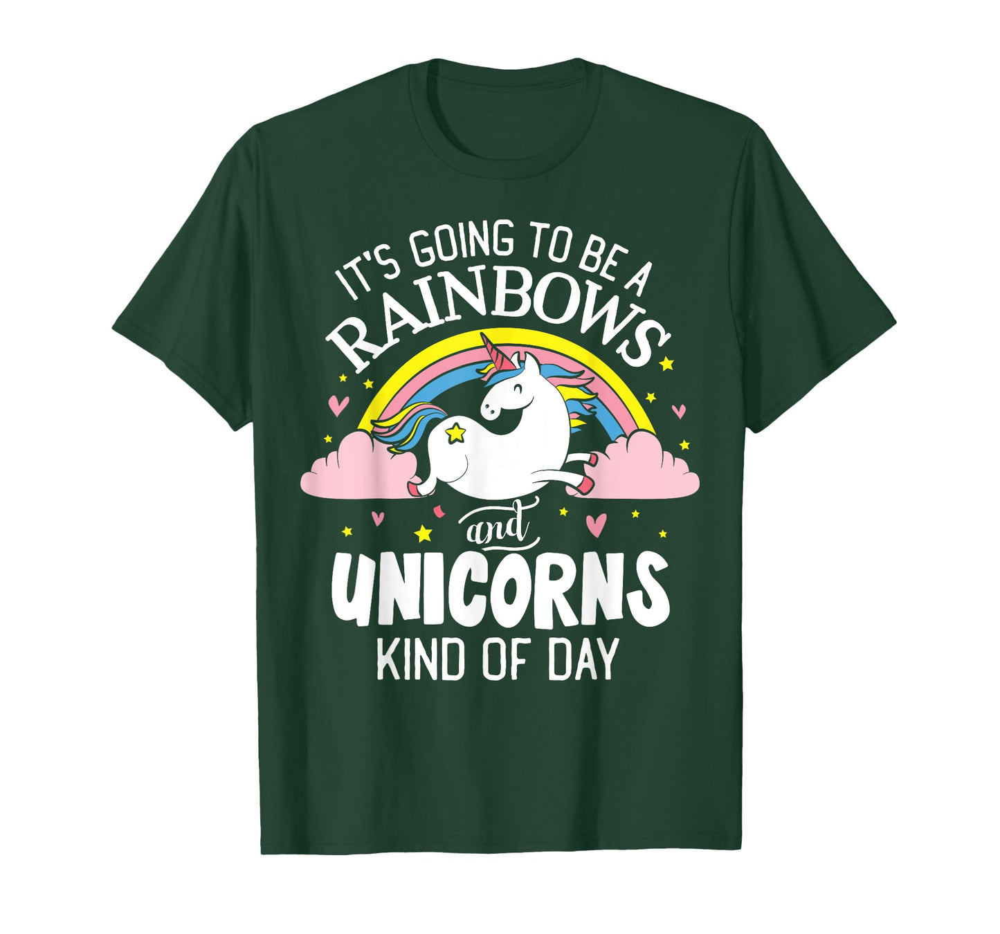 Unicorn T-Shirt - It's Going to be a Rainbows and Unicorns K T-Shirt
