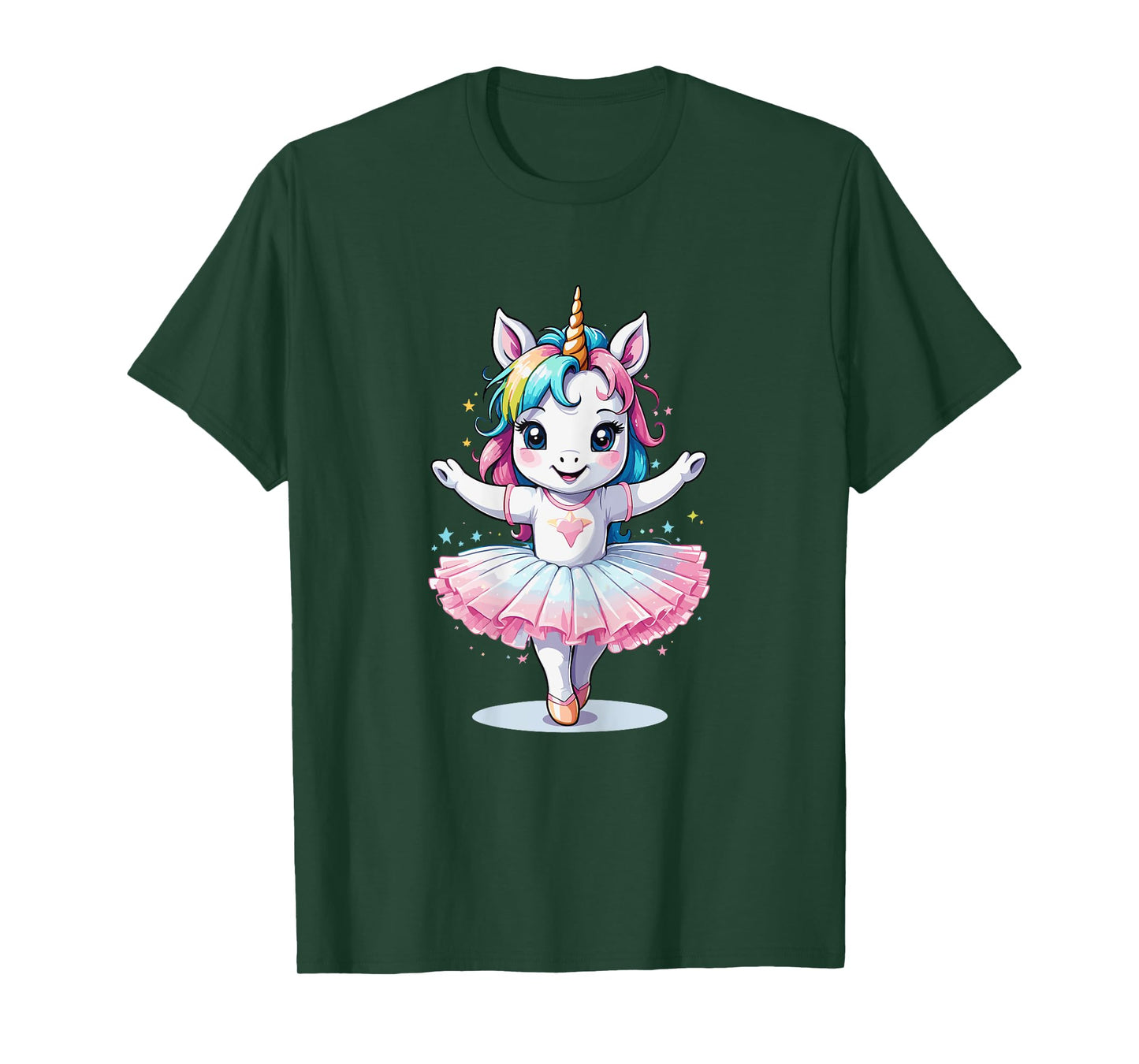 Cute Unique & Modern Unicorn Ballet & Ballerina T-Shirt