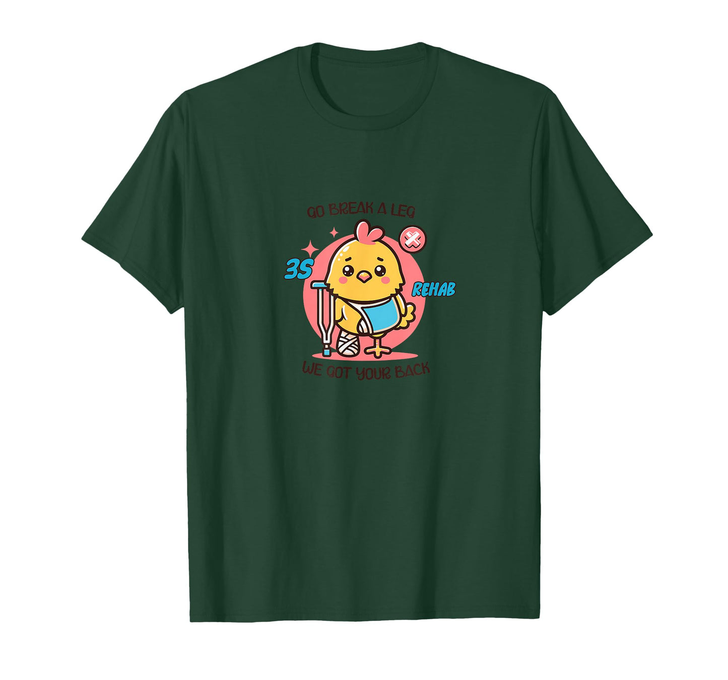 Cute Rehab Chicken Injured T-Shirt
