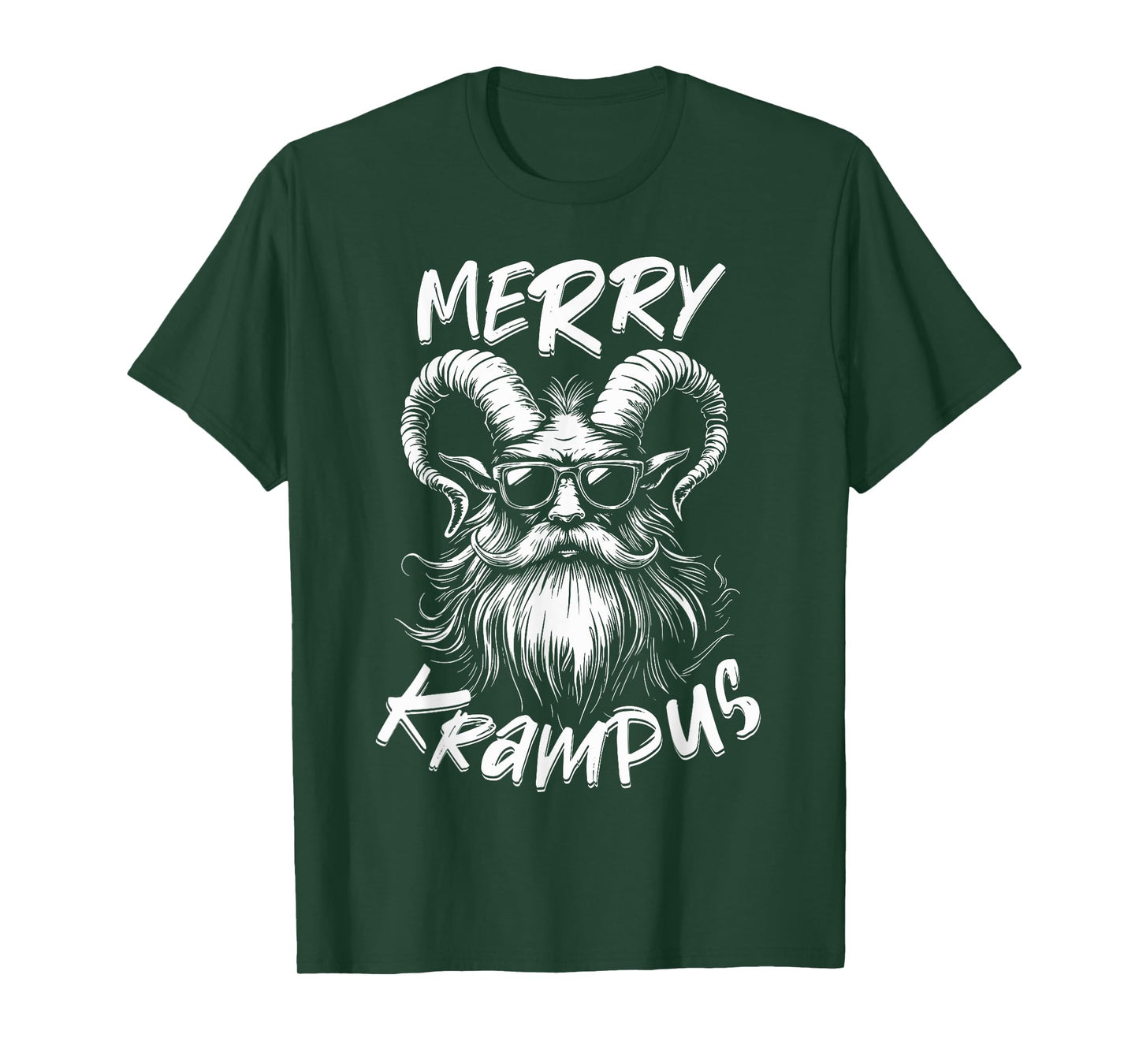 Merry Krampus Mythical Kids Mens Christmas Horror T-Shirt