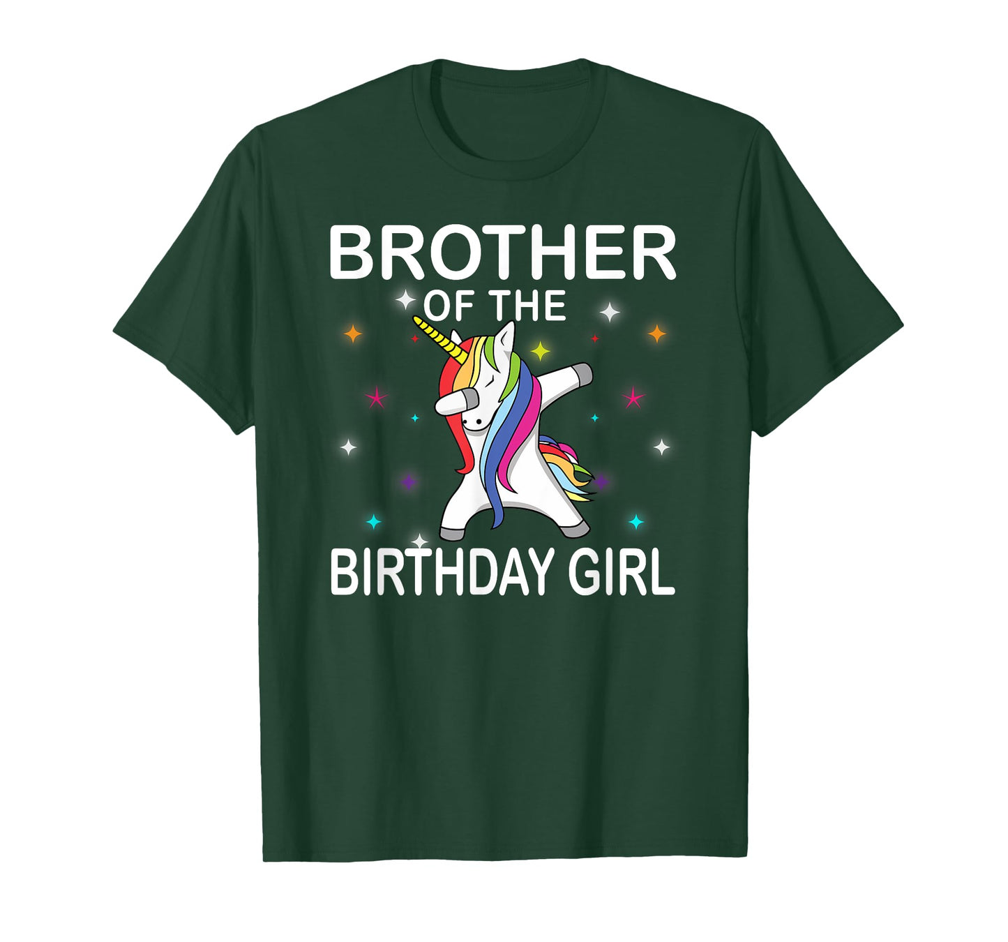 Unicorn Brother of The Birthday Girl Unicorn Dabbing Party T-Shirt