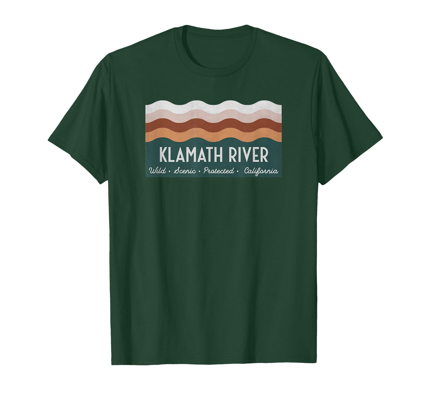 Wild Scenic Protected California - Klamath River T-Shirt