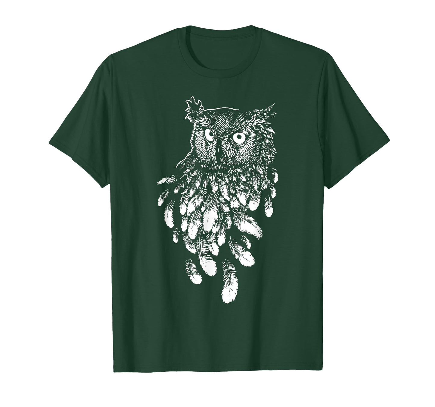 Owl Gift Tribal Owl Spirit Animal T-Shirt