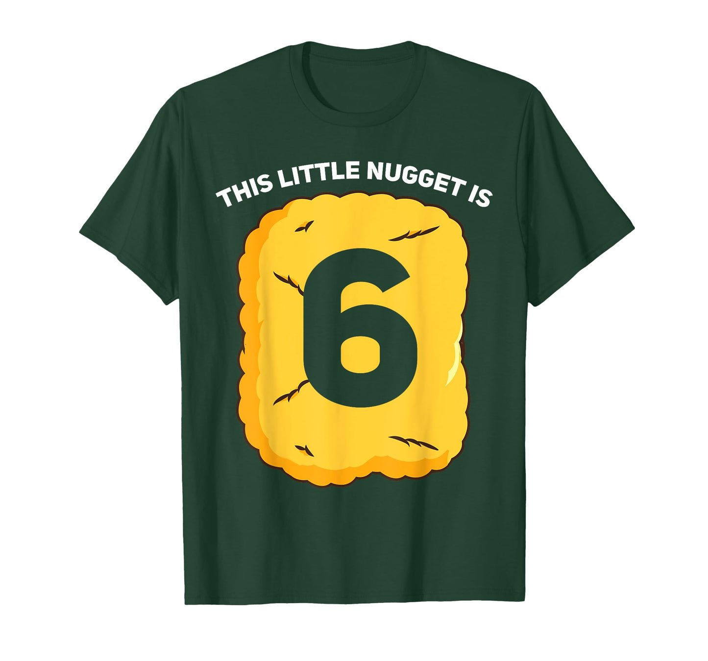 6 Year Old Chicken Nugget Birthday Party T-Shirt