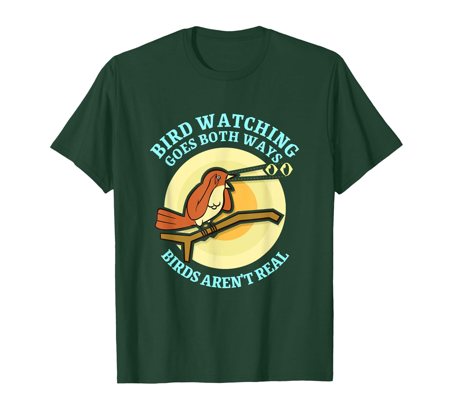 Funny Bird Watching Goes Both Ways T-Shirt