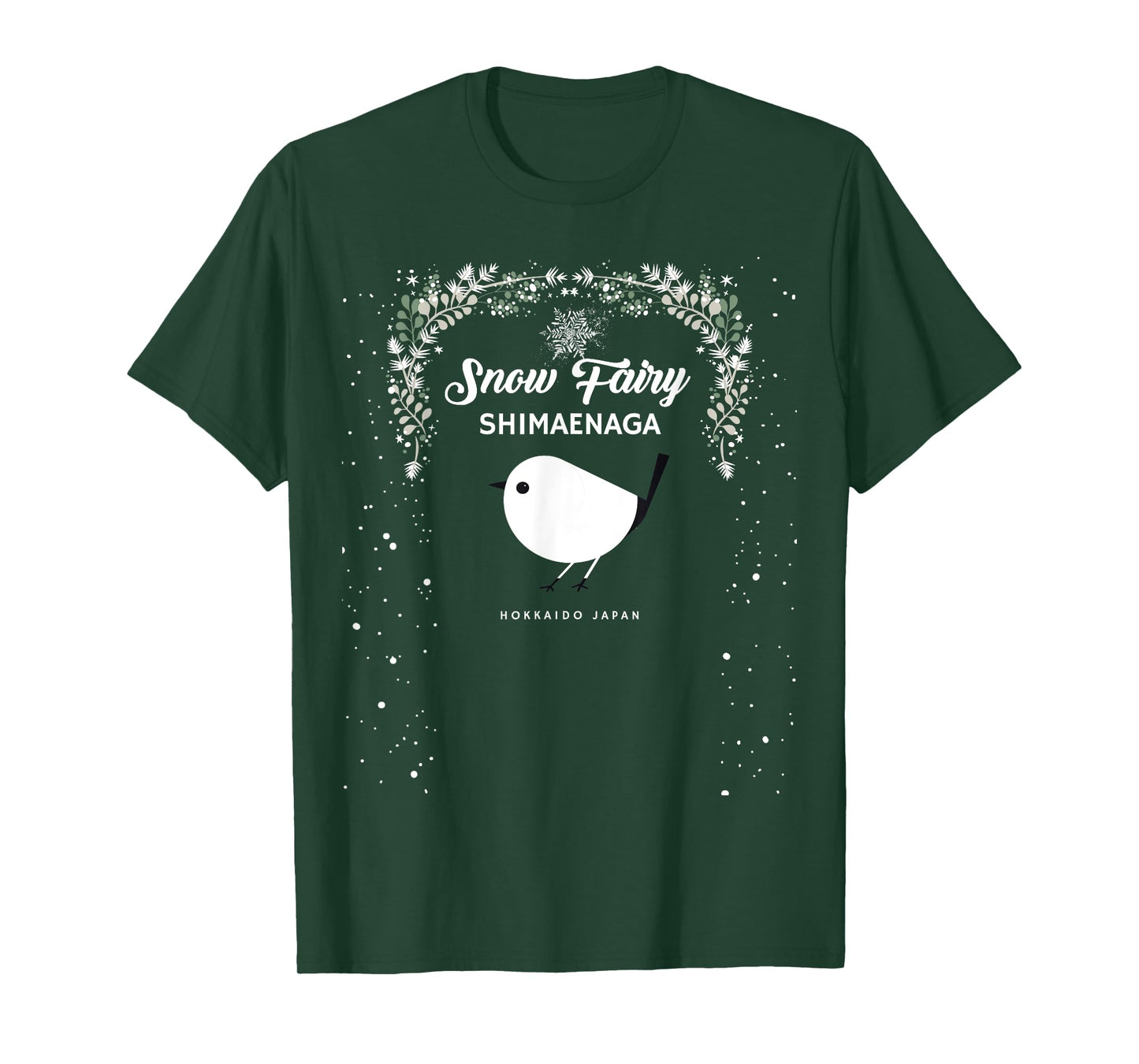 Cute Sagasa Snow Fairy Hokkaido Japanese Birds T-Shirt