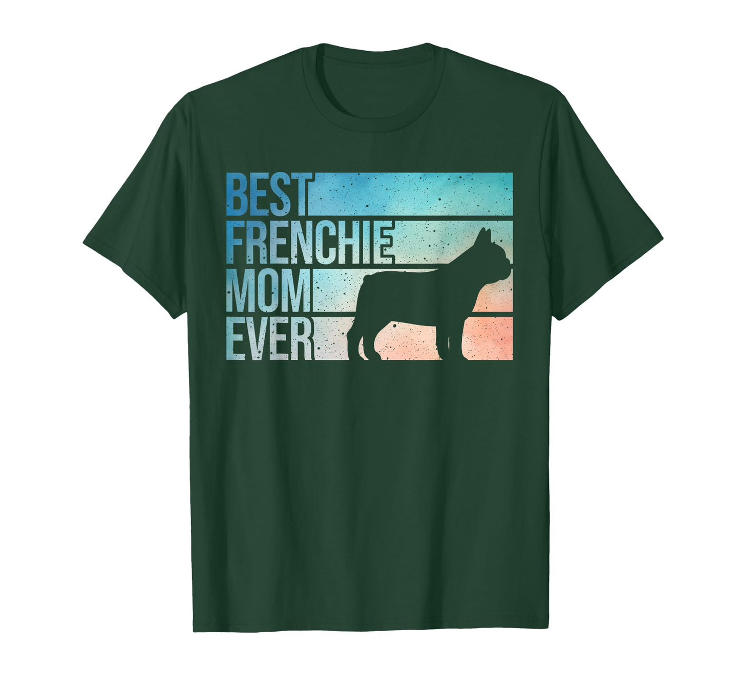 Cool French Bulldog Art For Mom Mama Women Frenchie Lover T-Shirt
