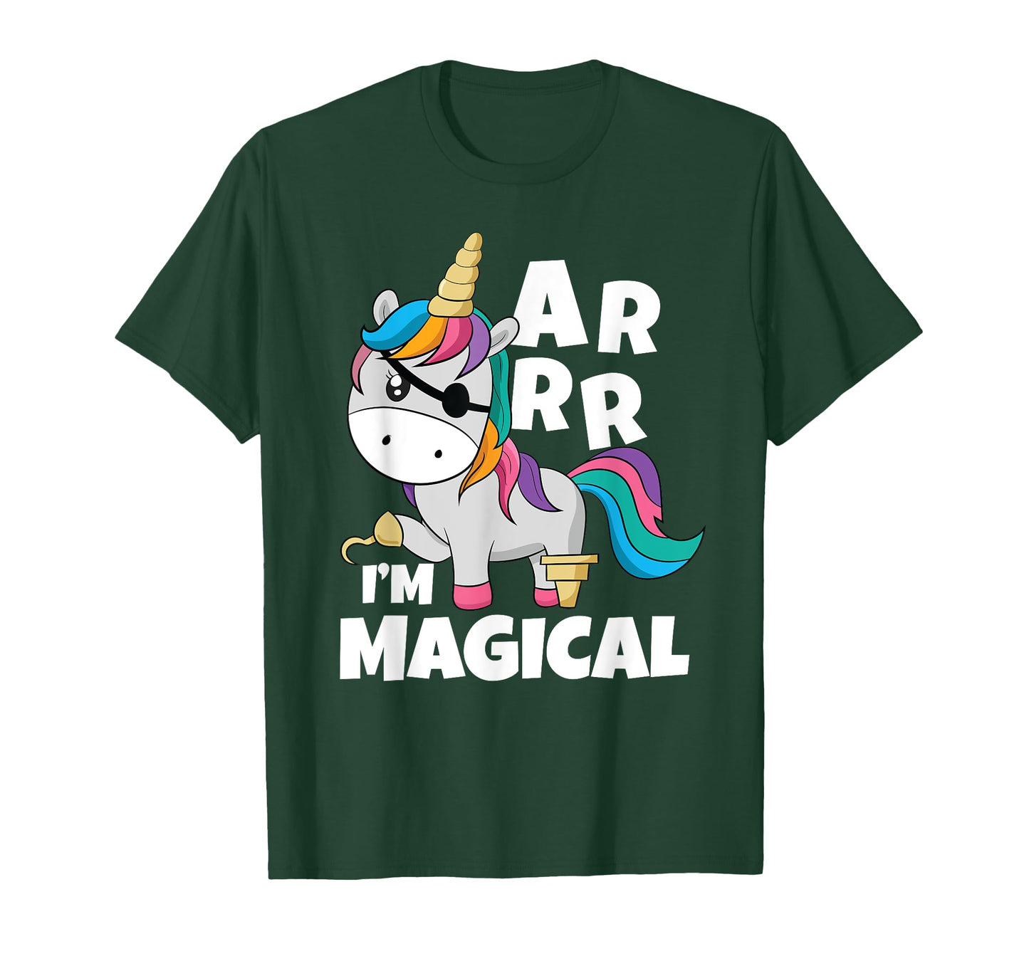 I'm Magical Caribbean Buccaneer Toddler Girl Unicorn Pirate T-Shirt