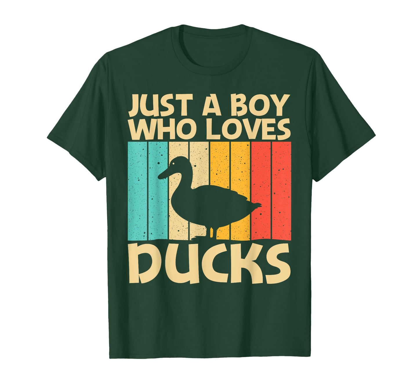Funny Duck Design For Boys Kids Duck Farmer Hunting Lovers T-Shirt
