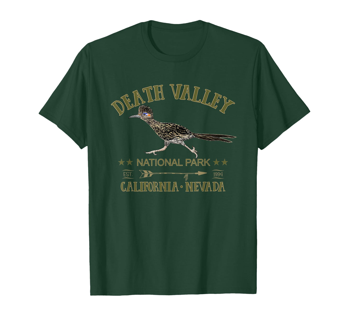 Death Valley National Park Roadrunner California Nevada T-Shirt