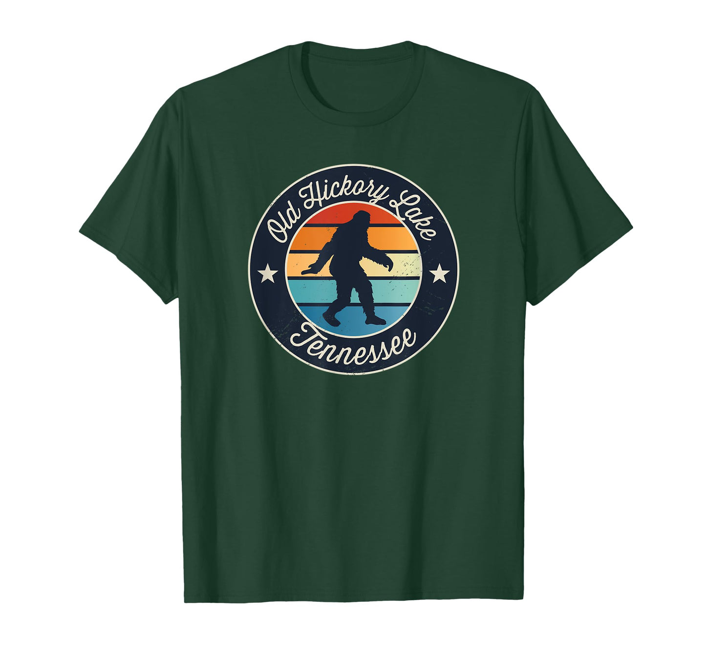 Old Hickory Lake Tennessee Sasquatch Souvenir T-Shirt