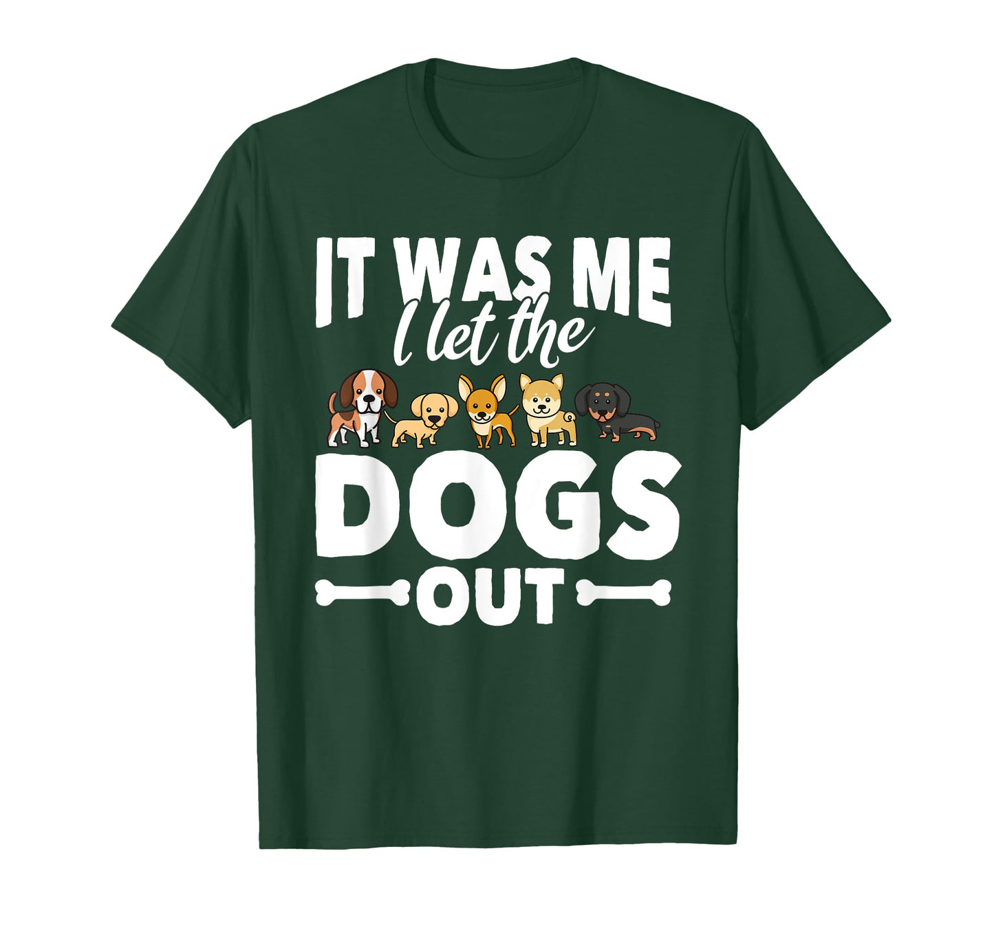 Funny Dog Gift Dog Owners Walking T-Shirt for Men Women Kids