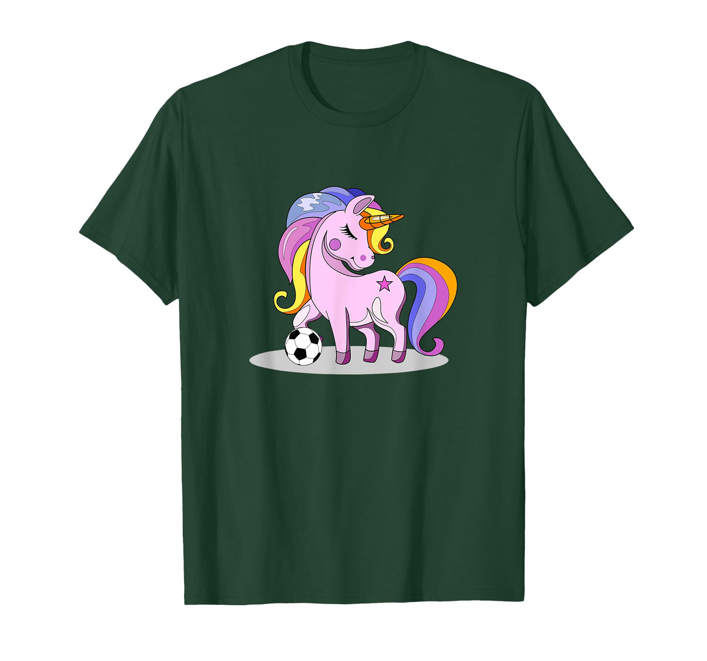 Unicorn Themed Soccer Girl Gifts For Soccer Mom T-Shirt