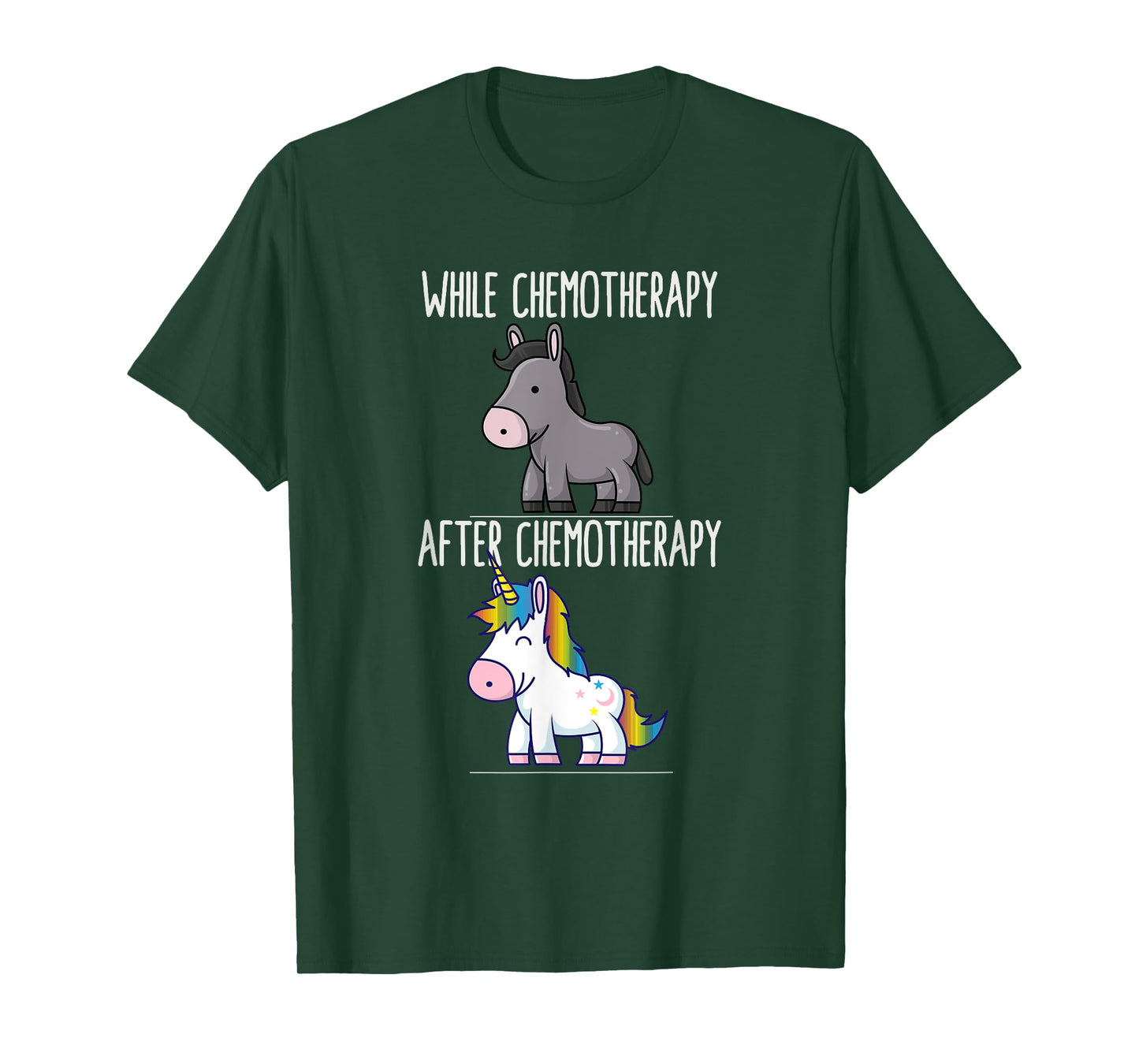 Battle Cancer Survivor Chemotherapy Unicorn Chemo Warrior T-Shirt