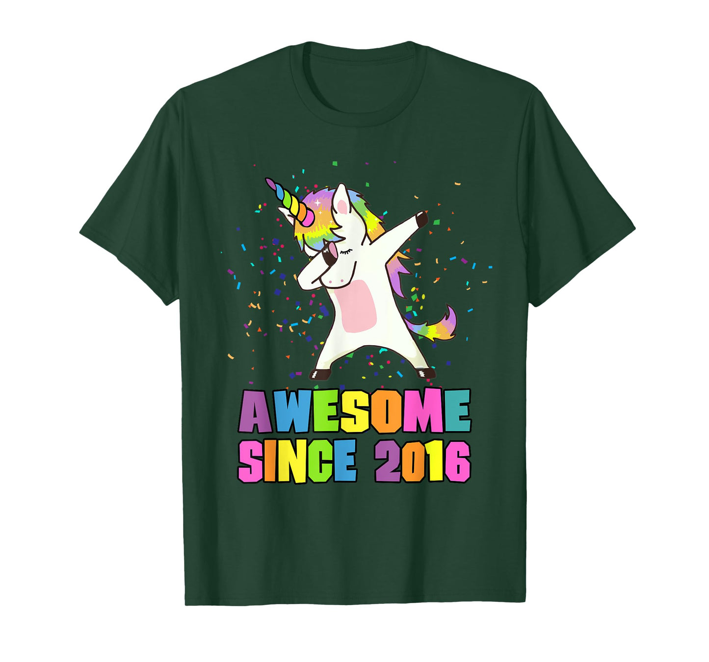Awesome Since 2016 Unicorn T-Shirt