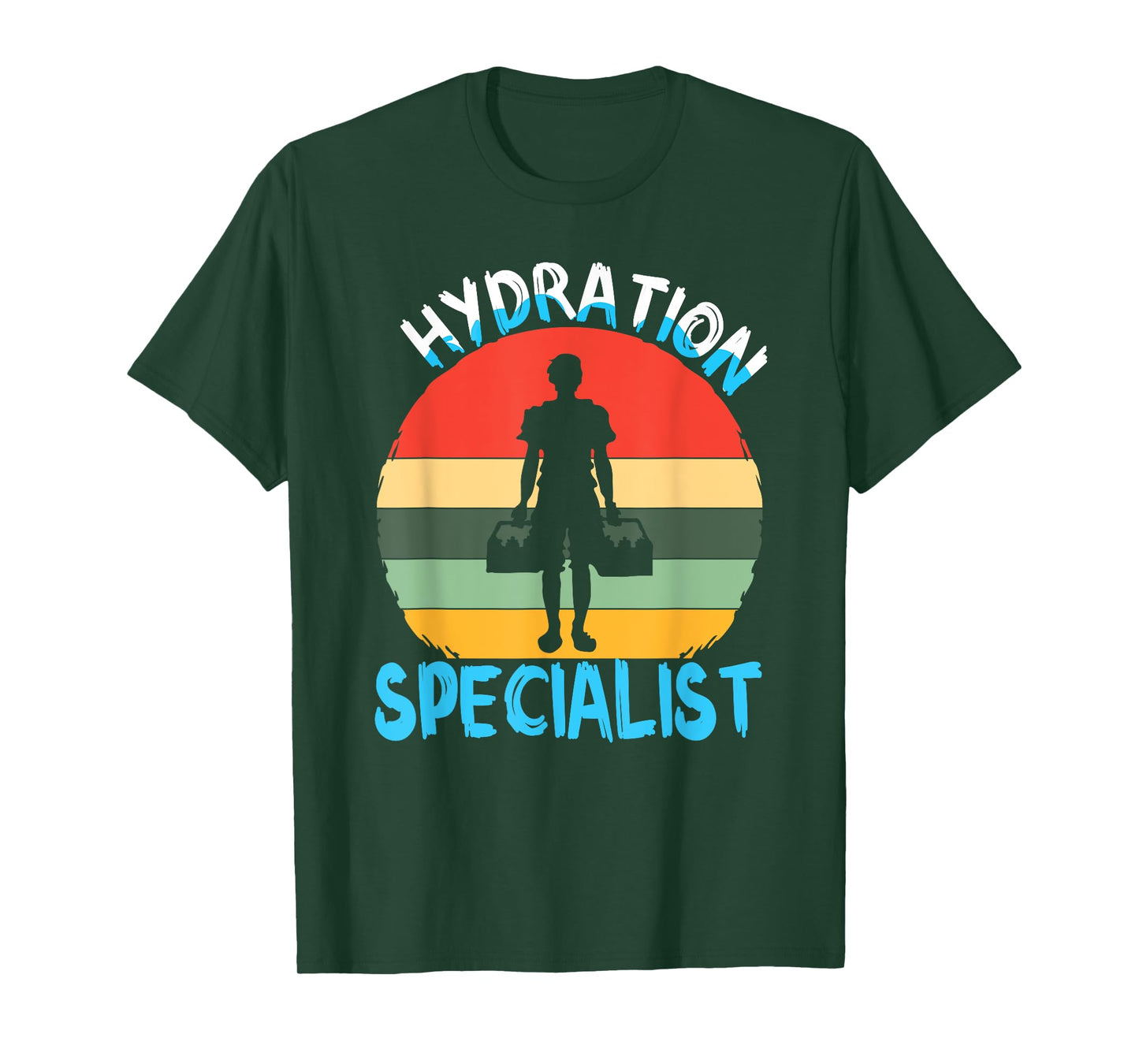 Hydration Specialist Team Manager Football Hydrated Waterboy T-Shirt