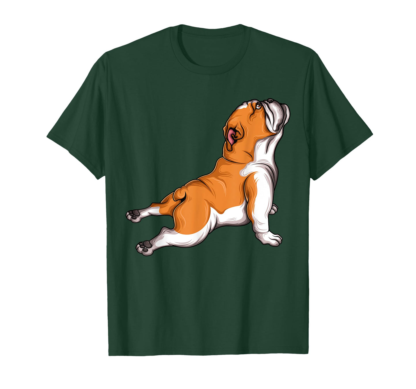 English Bulldog Yoga Dog Lover Namaste Funny Womens Gift T-Shirt