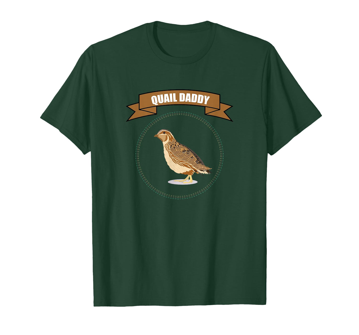 Quail Papa I quailfarmer quail T-Shirt